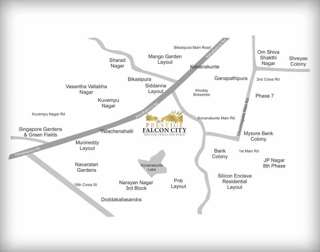 prestige-falcon-city-location-map