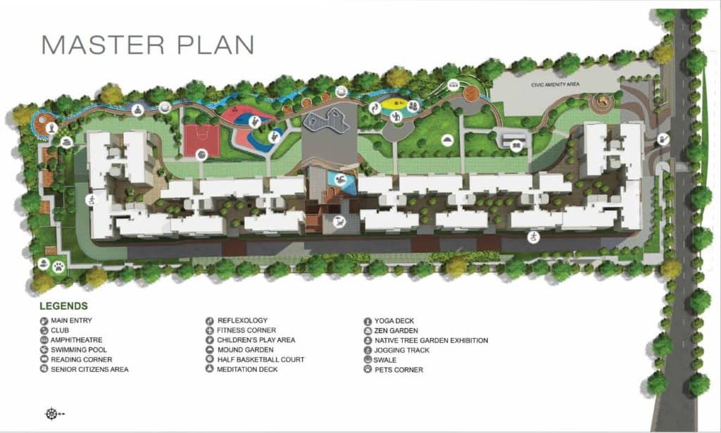 Godrej Aqua master plan