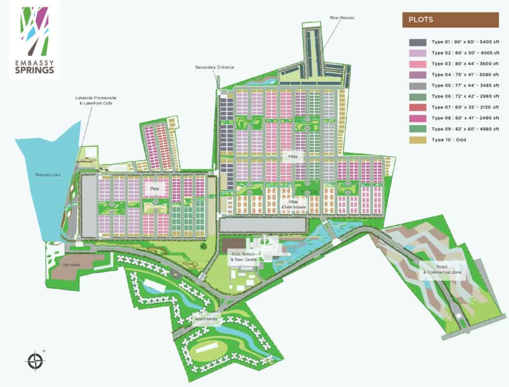 Embassy Springs Devanahalli master plan