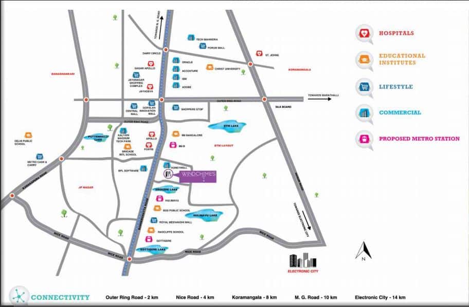 Mahindra Windchimes Location