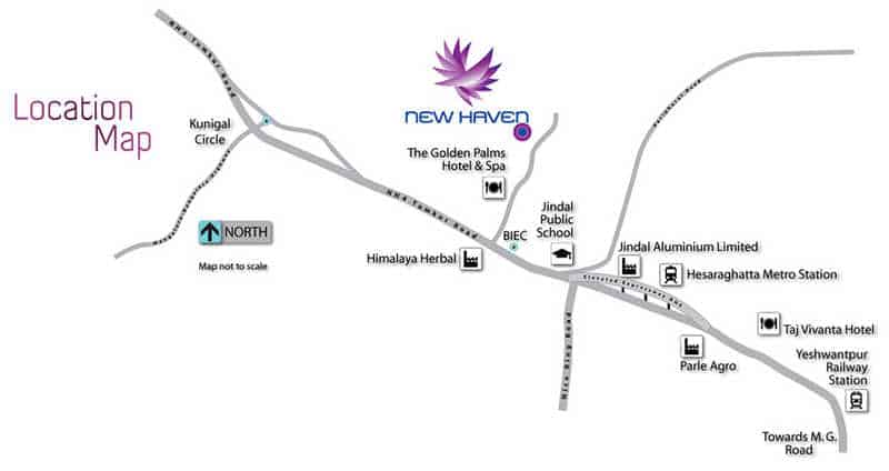 Tata New Haven Location Map