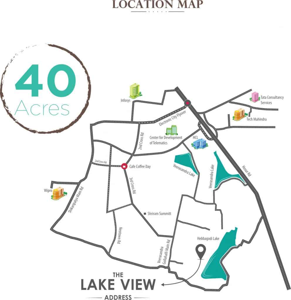 The Lake View Address Location Map