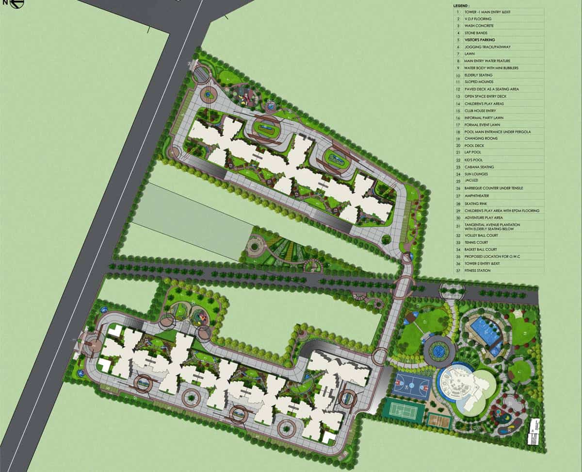 Shriram Greenfield O2 Homes Master Plan