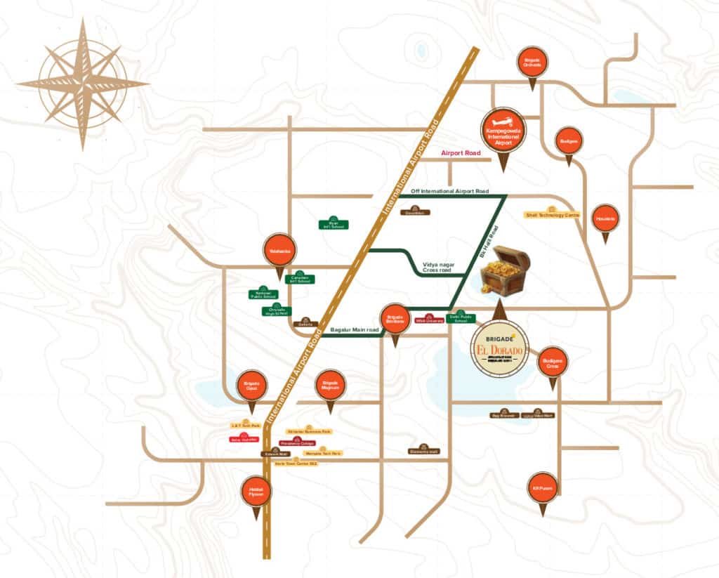 Brigade Eldorado Location Map 2