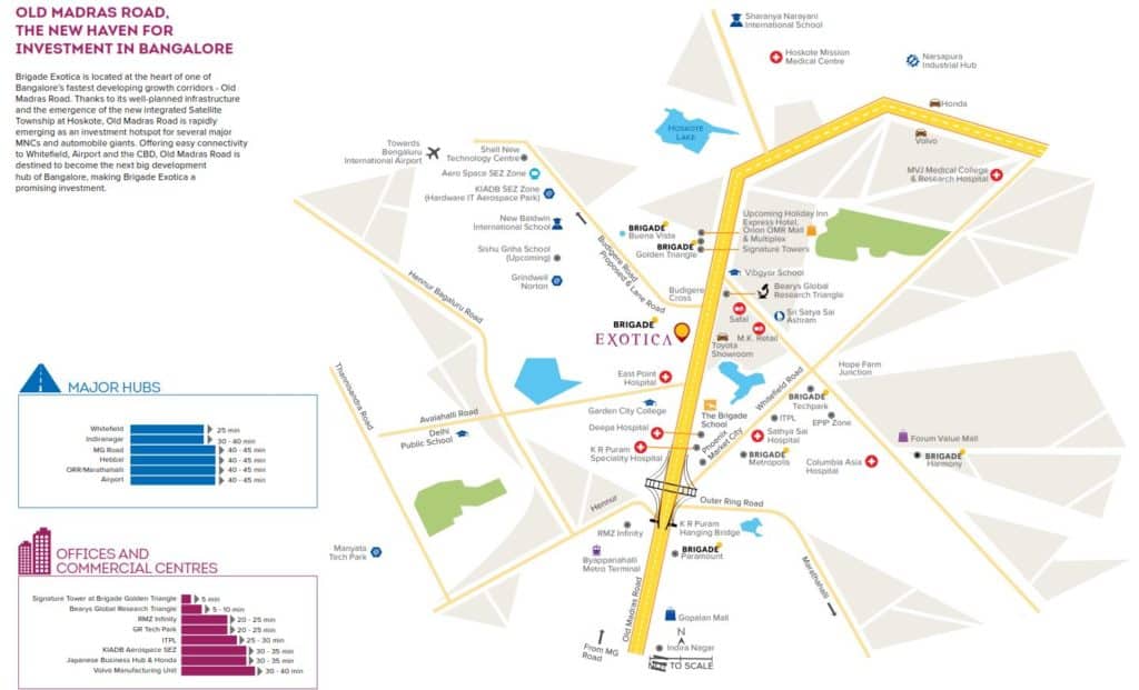 Brigade Exotica Location Map