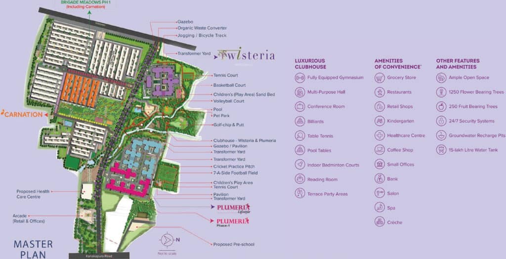 Brigade Meadows Plumeria Master Plan