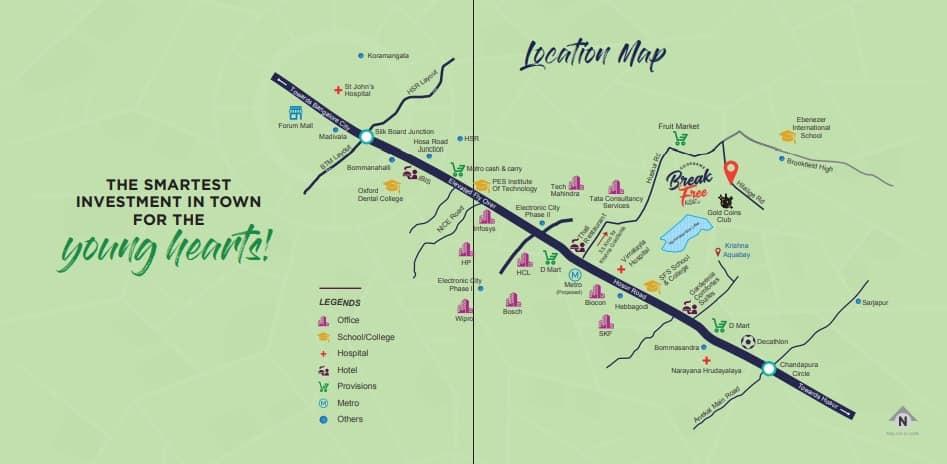 Shriram Codename BreakFree Location Map