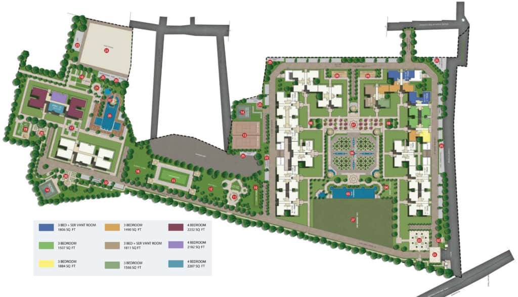 Sobha Royal Pavilion Master Plan