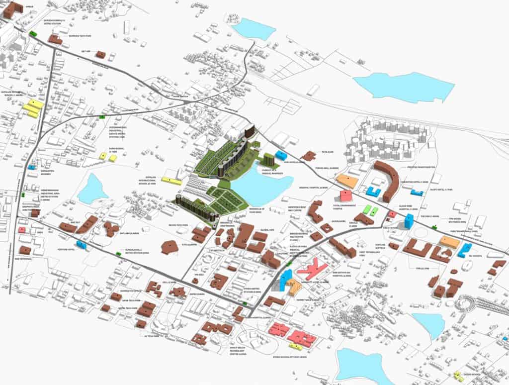 Total Environment Workcations Location Map