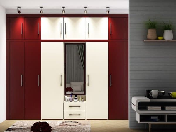 Red And White Wardrobe - Wardrobe Color Combination