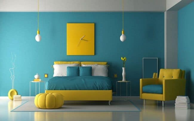 Yellow and Blue