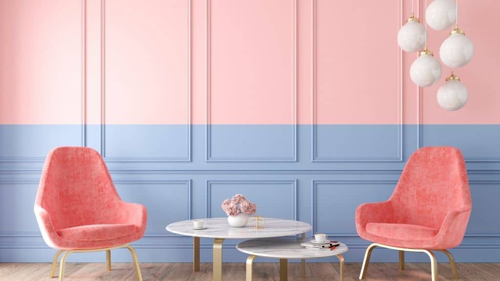 18 Pink Two Colour Combinations for Bedroom Walls in 2023 7