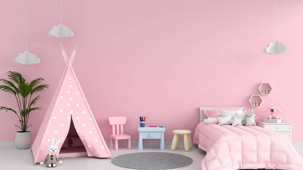 Pink Color Combination For Wall