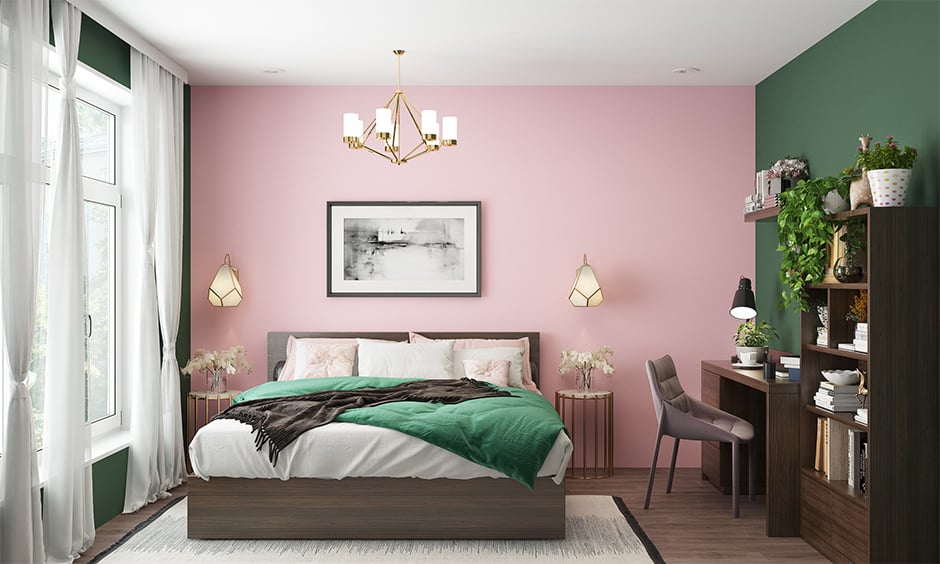 18 Pink Two Colour Combinations for Bedroom Walls in 2023 10