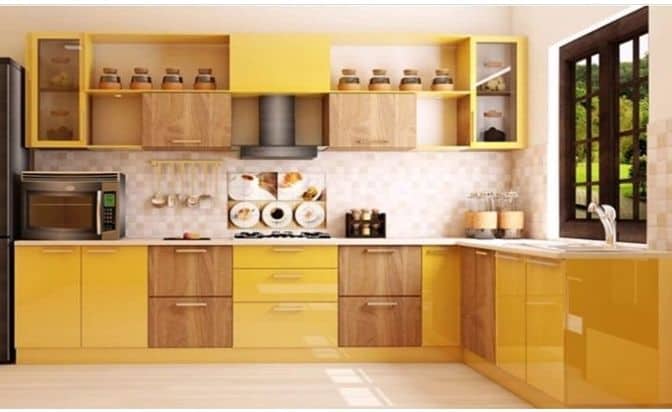 Modular L Shaped Kitchen Design Layout - Types Of Kitchen Layout