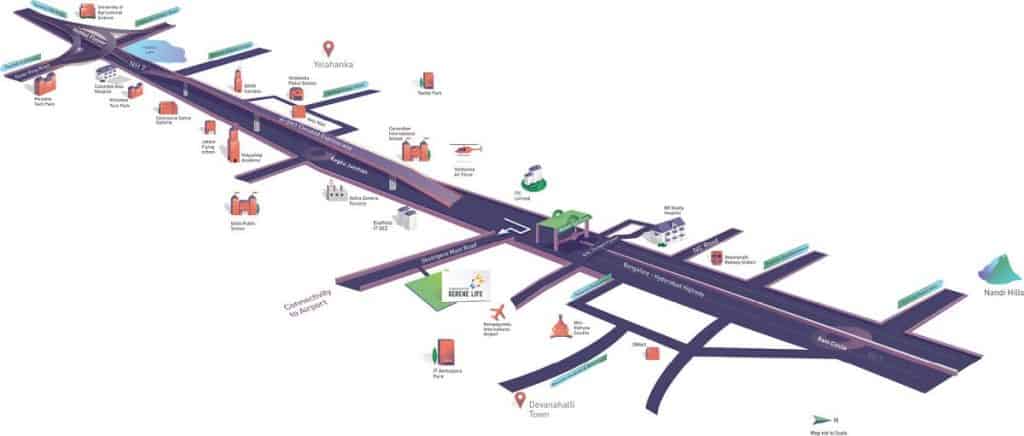 Salarpuria Sattva Serene Life Location Map