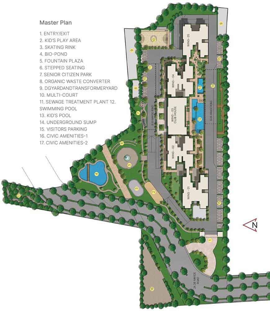 Sobha Town Park Manhattan Towers, Hosur Road - Reviews & Price - 3 BHK Apartments For Sale In Bangalore 3