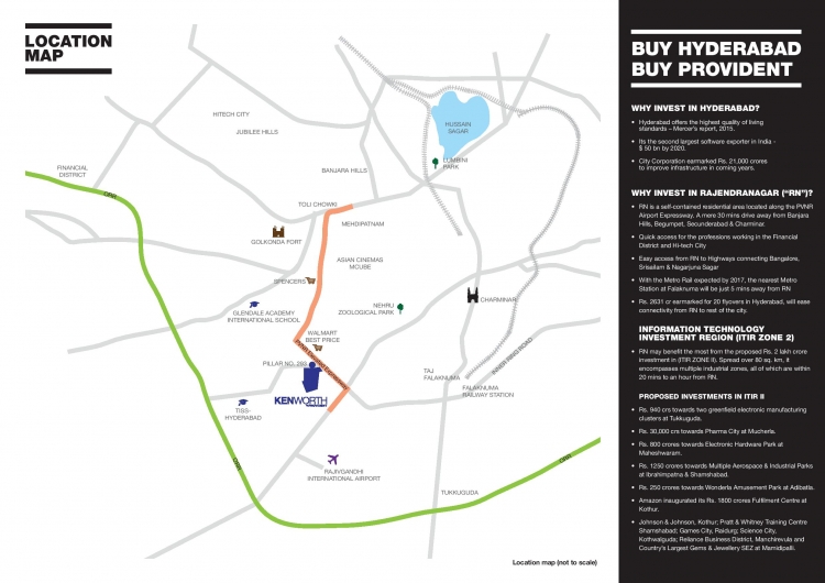 The Pearl at Provident Kenworth Location Map