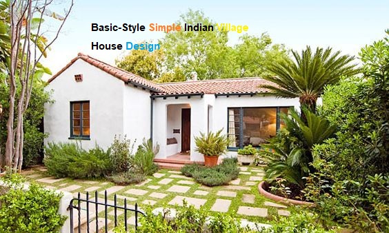 Basic-Style Simple Indian Village House Design