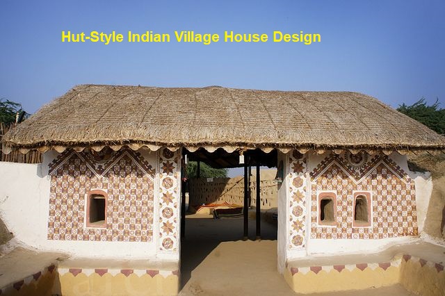 Hut-Style Indian Village House Design