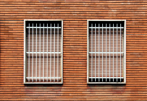 Simple Window Grill Design with Borders