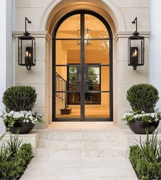 Arched Double Doors