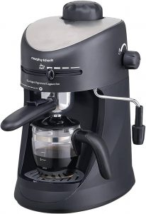 Morphy Richards New Europa 800-Watt Espresso and Cappuccino 4-Cup Coffee Maker