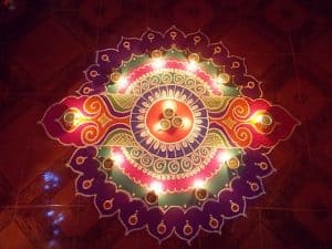 Make it Colorful with a Rangoli