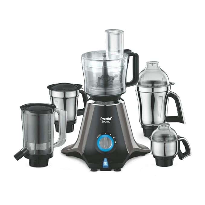 Preethi Zodiac MG 218 Mixer Grinder, 750W, 5 Jars